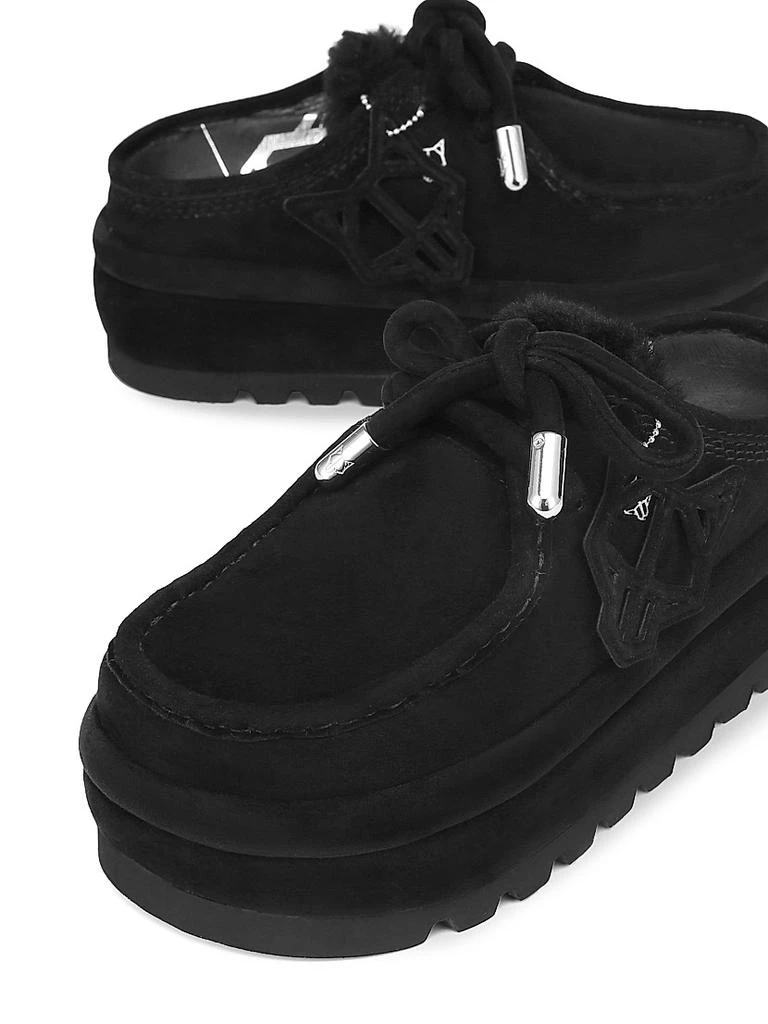 Naked Wolfe Blizzard Suede Shearling Slip-On Shoes 4