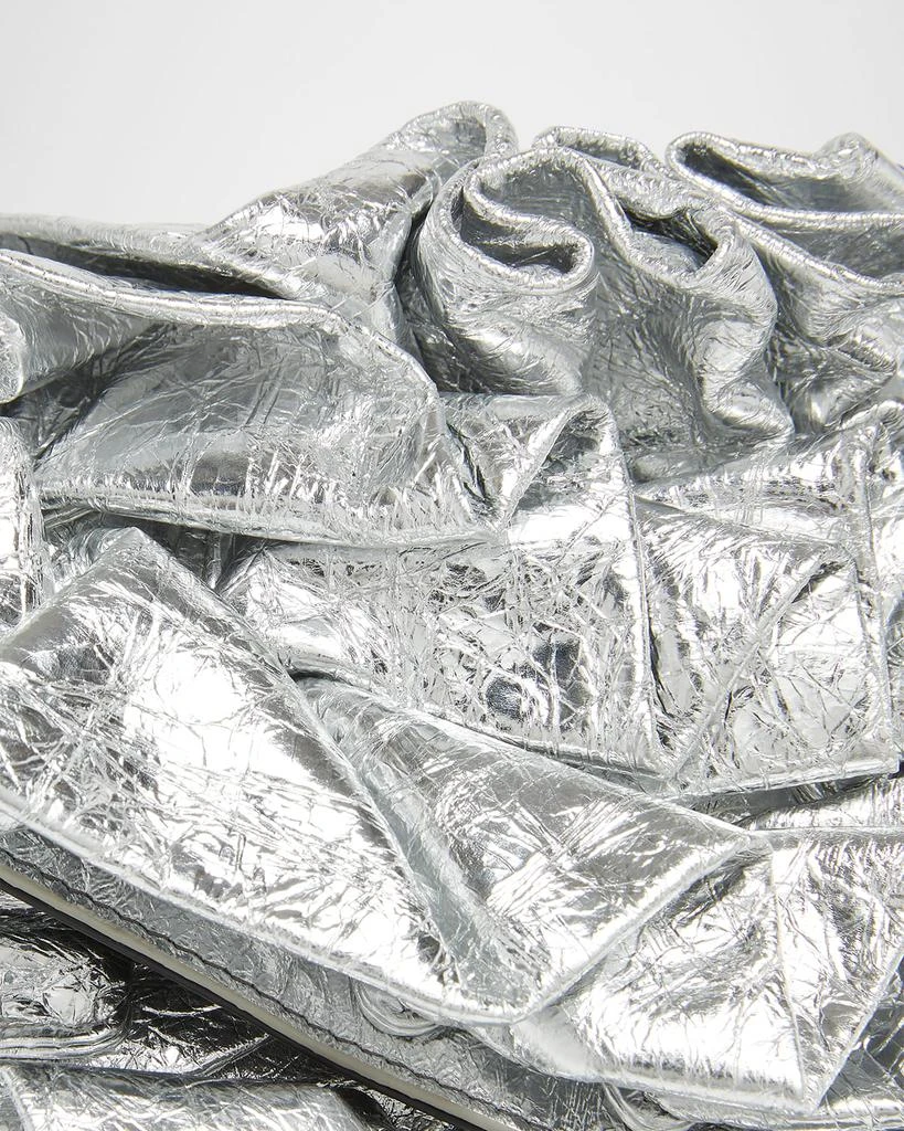 Dries Van Noten Metallic Leather Clutch Bag 5