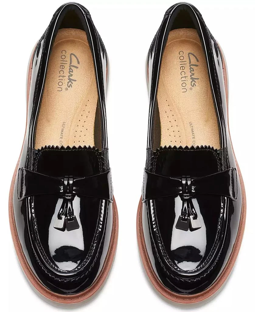 Clarks Women's Westlynn Bella Hardware-Trim Lug-Sole Loafers 4