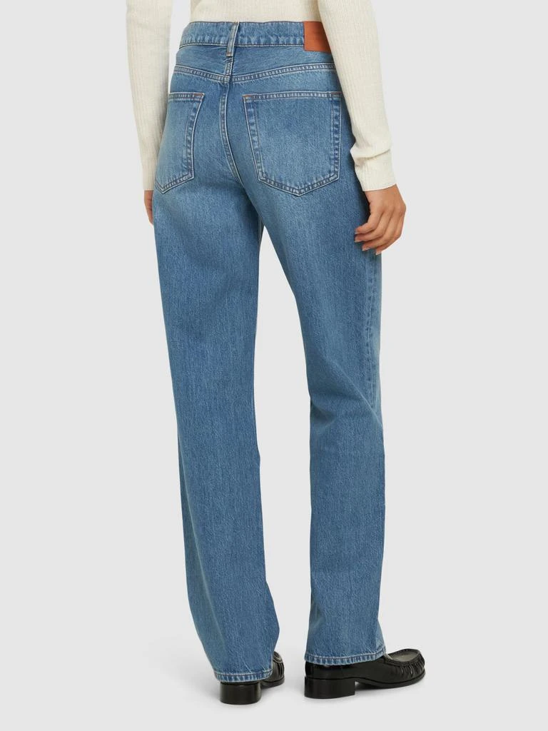 ANINE BING Gavin High Rise Straight Jeans 2
