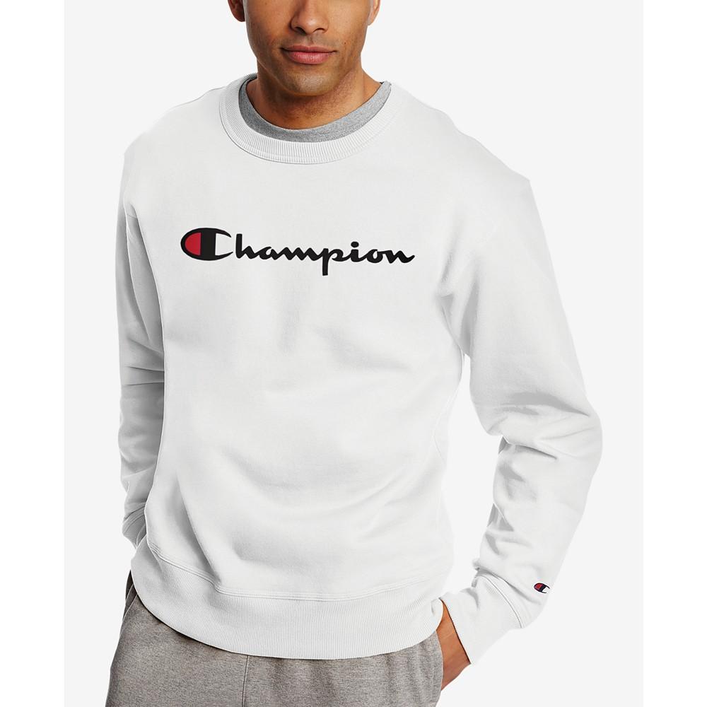 Champion Men's Powerblend Fleece Logo Sweatshirt