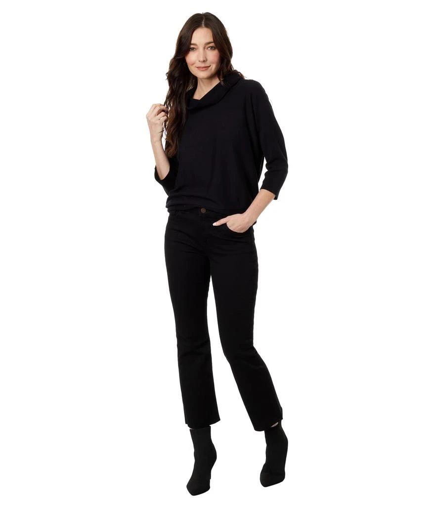 Elliott Lauren Denim Five-Pocket Bootcut Jeans in Black 4