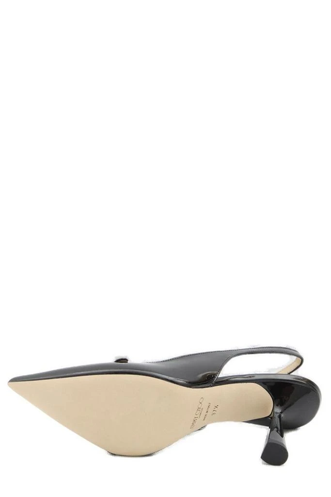 Jimmy Choo Jimmy Choo Amita 85 Pointed Toe Slingback Pumps 5