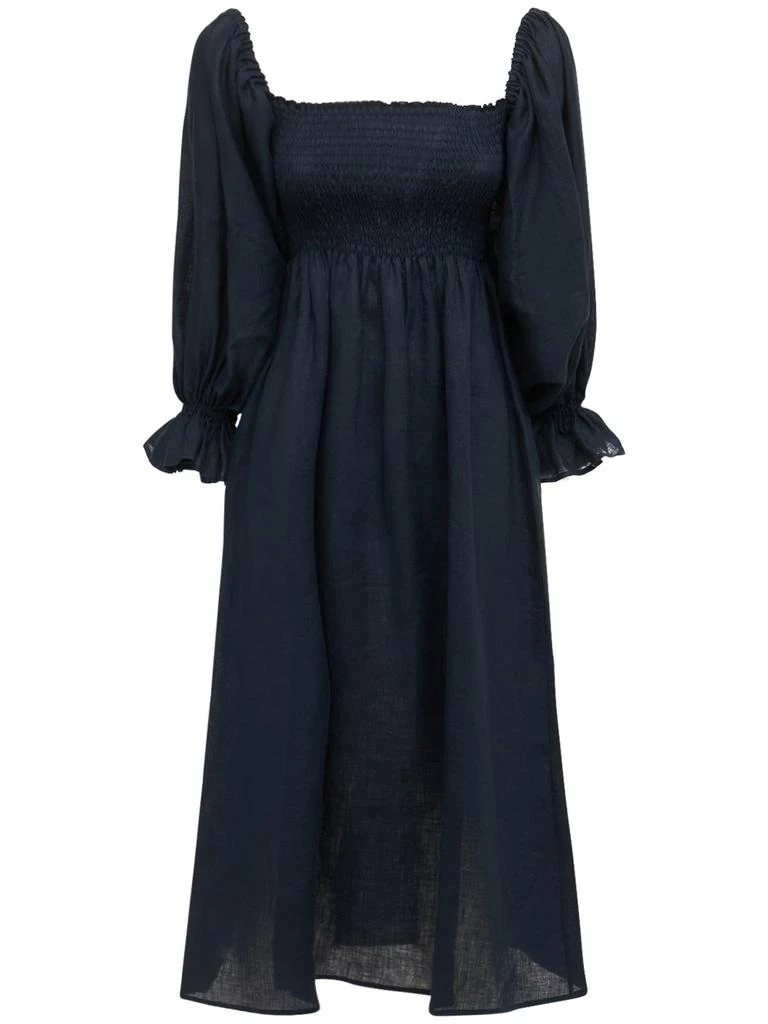 Sleeper Atlanta Linen Midi Dress 1
