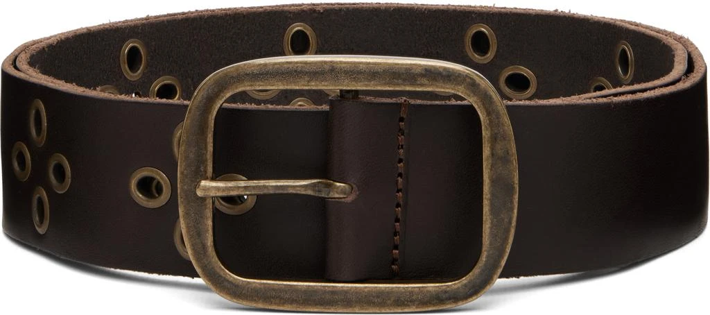 DSQUARED2 Brown Vintage Buckle Belt