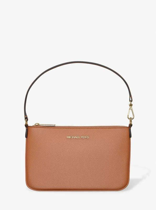 Michael Kors Jet Set Small Pebbled Leather Convertible Wristlet 5