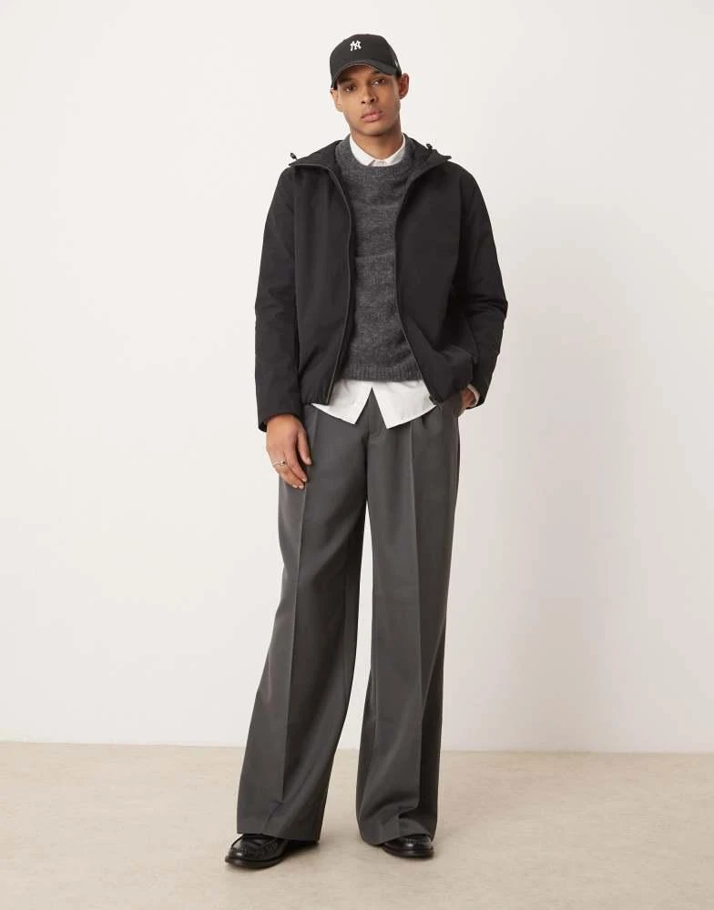 Calvin Klein Calvin Klein Tech twill hooded jacket in ck black 2