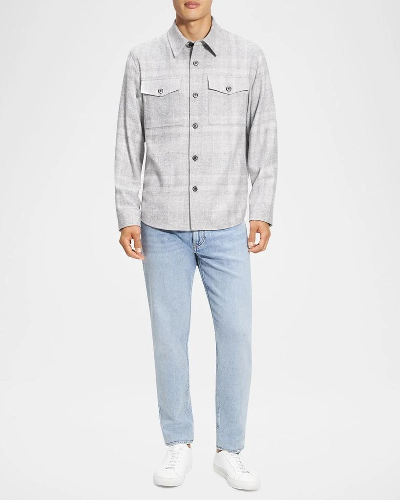Theory Men's Two-Pocket Check Overshirt 2