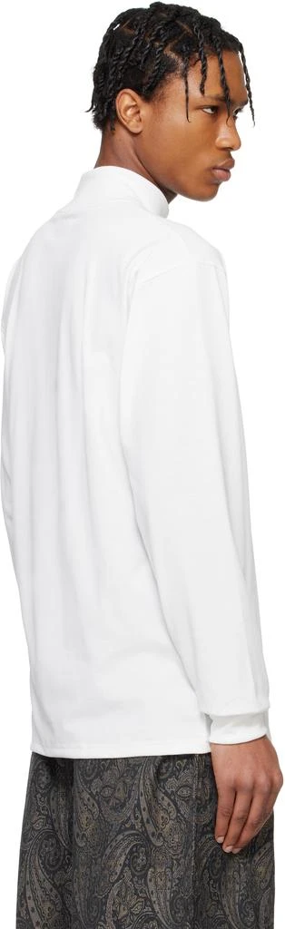 Needles White Mock Neck T-shirt 3
