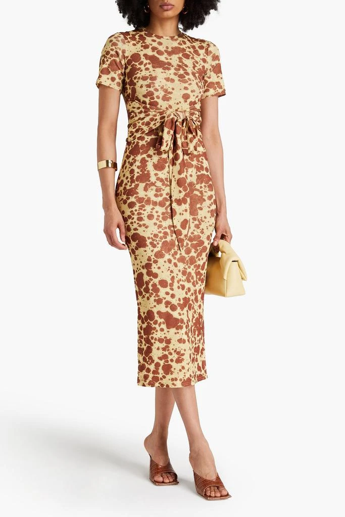 Nanushka Printed jersey midi dress 2