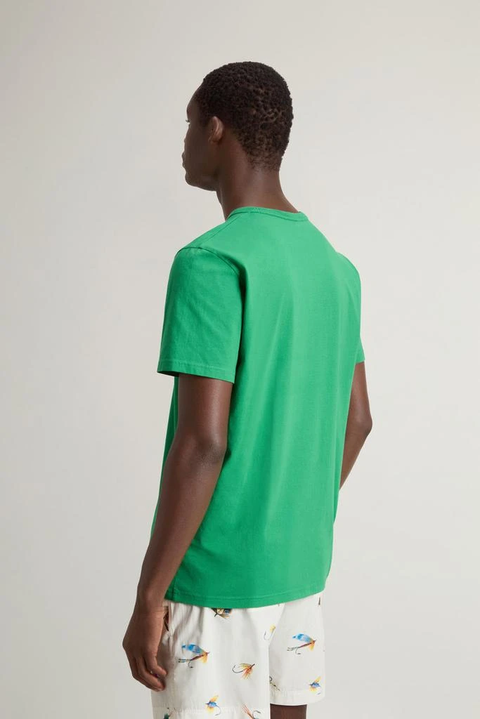 Woolrich Pure Cotton T-shirt - Men - Green 3