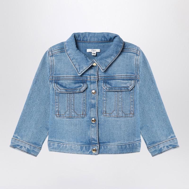 ジャケット Chloe INDIGO COTTON CANVAS JACKET Chloé Chloé Indigo Canvas Jacket - BeyondStyle