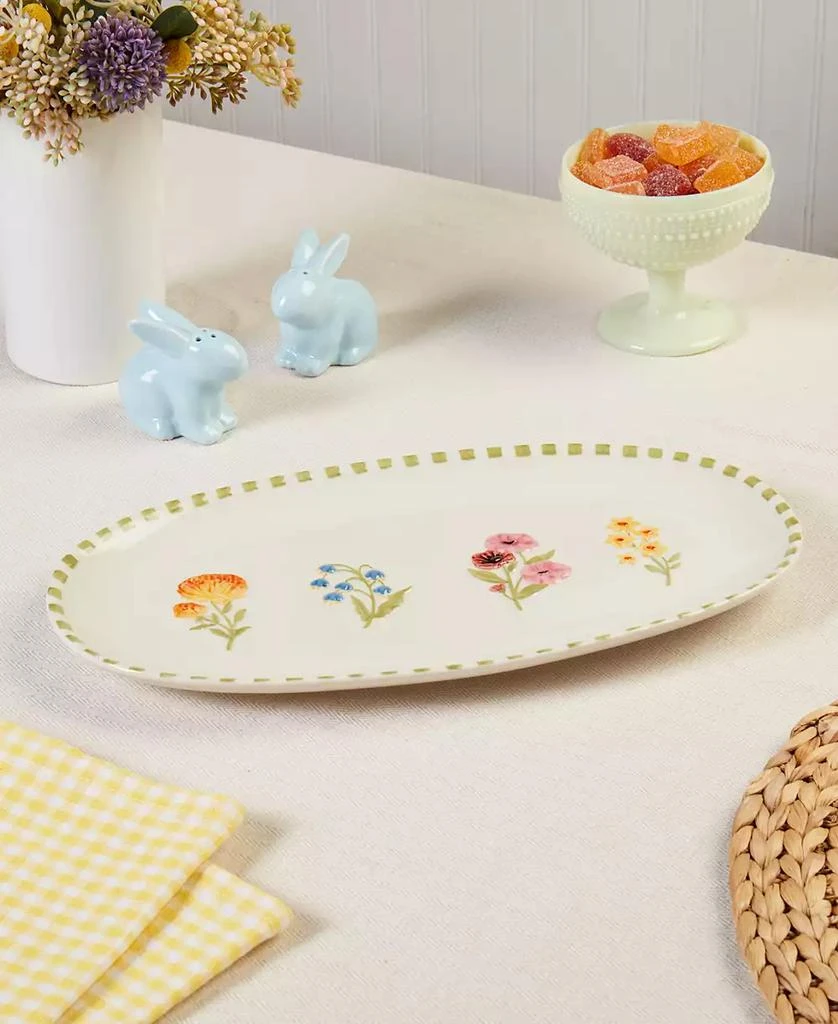 Haven Floral Oval Platter, Exclusively at Macy
s 3
