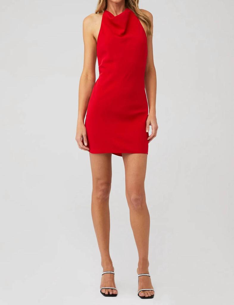 Amanda Uprichard Kimball Mini Dress In Mcintosh