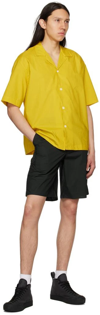 SUNNEI Yellow Open Spread Collar Shirt 4