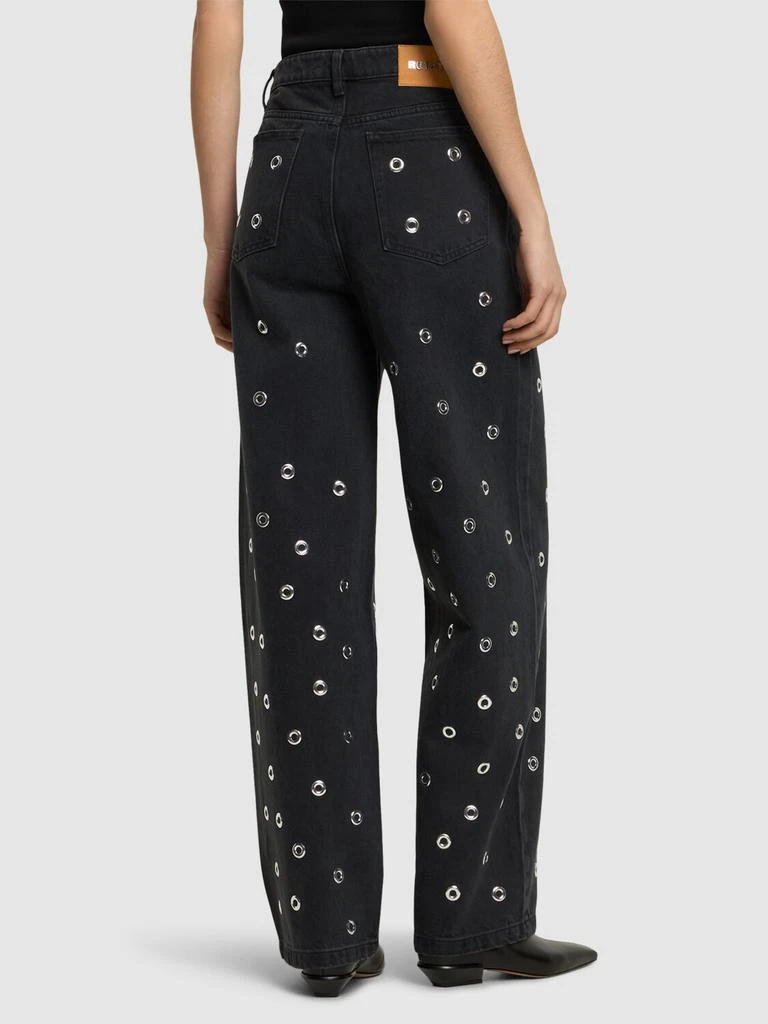 ROTATE Birger Christensen High Rise Straight Jeans 2