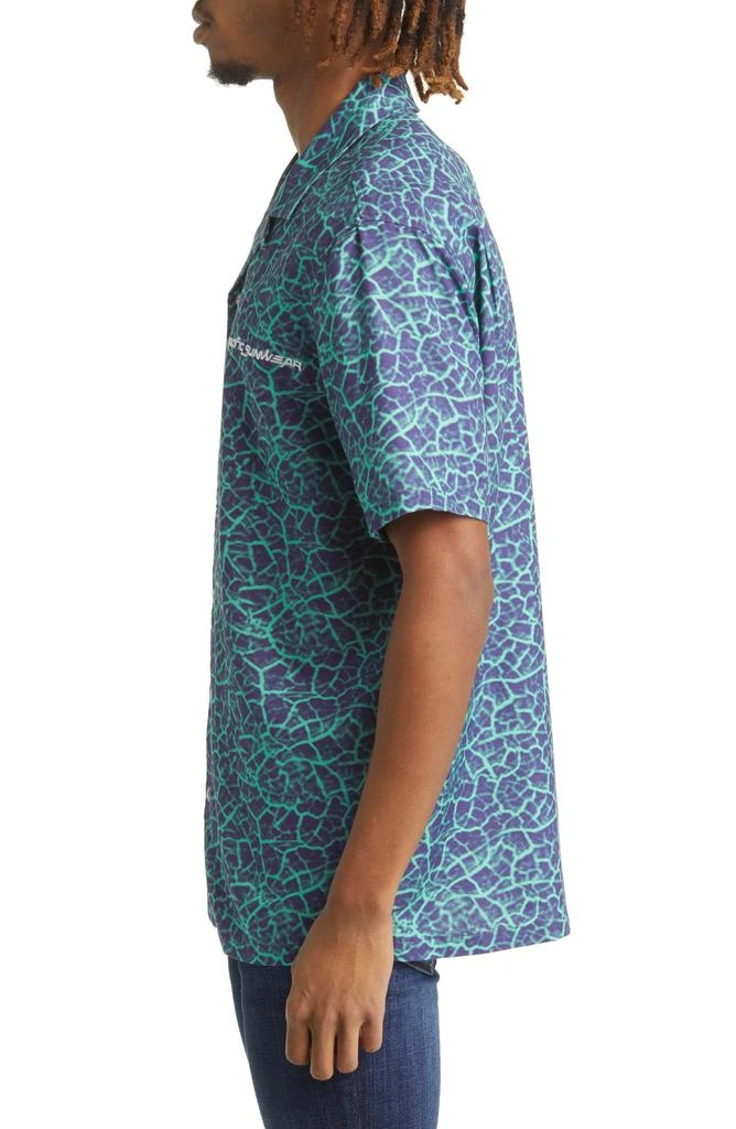 PacSun Earthquake Short Sleeve Button-Up Camp Shirt 4