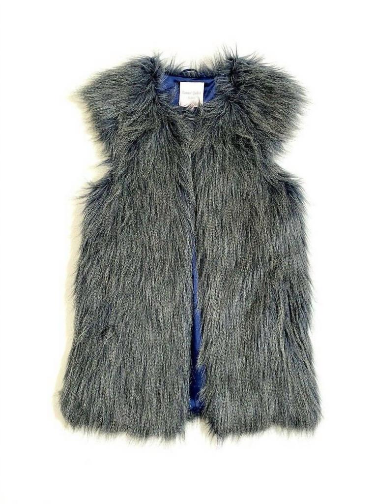 ROMEO 
JULIET COUTURE Romeo 
Juliet Couture - Women
s Shaggy Faux Fur Vest Jacket