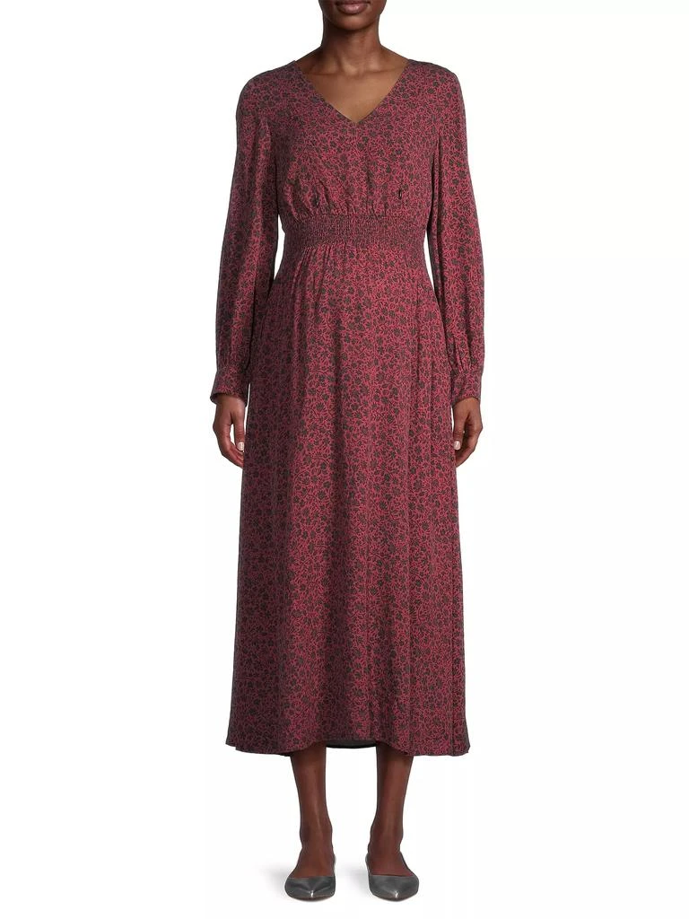 Nom Maternity Leila Floral Midi-Dress 3