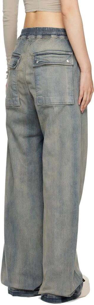 Rick Owens Blue Porterville Geth Bela Denim Lounge Pants 3
