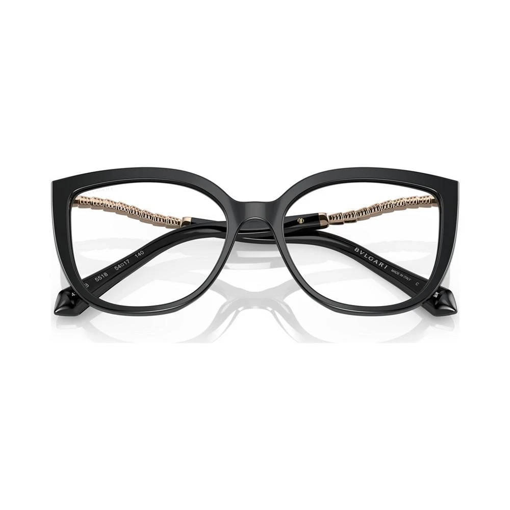 BVLGARI Women's Cat Eye Eyeglasses, BV4214B54-X 5