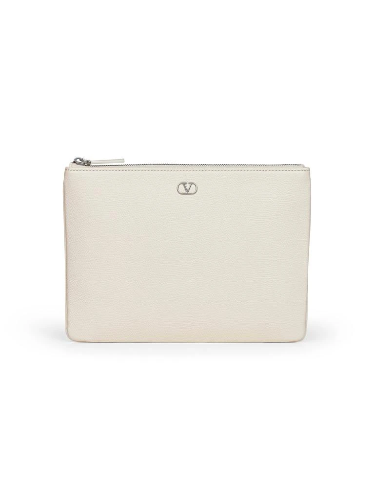 Valentino VALENTINO GARAVANI | Ivory Vlogo Signature pouch | Man | PZ 1