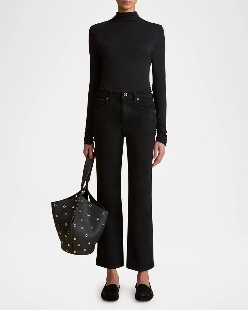 Khaite Vivian Straight-Leg Ankle Jeans 2