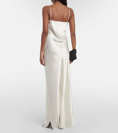 Nili Lotan Cami silk satin maxi dress 3