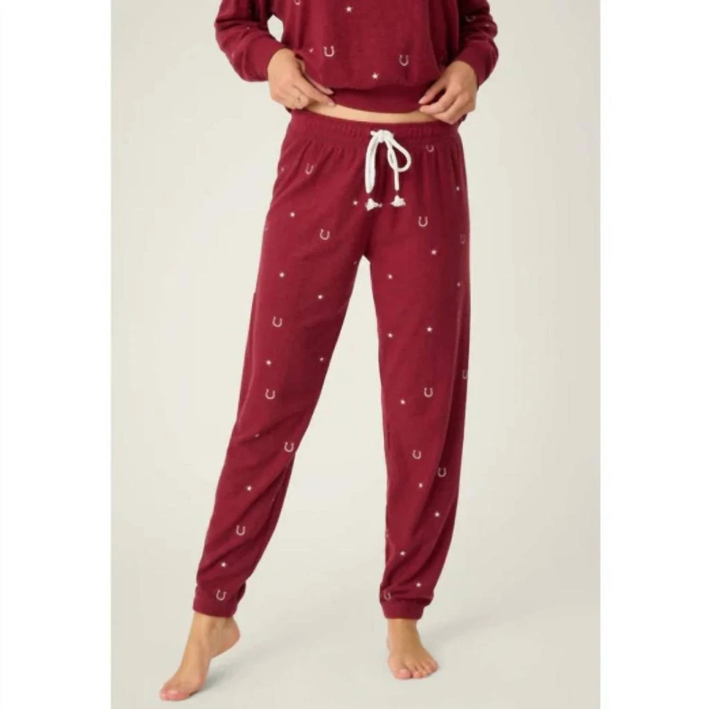 PJ Salvage Pj Salvage - Horseshoe Pajama Lounge Joggers