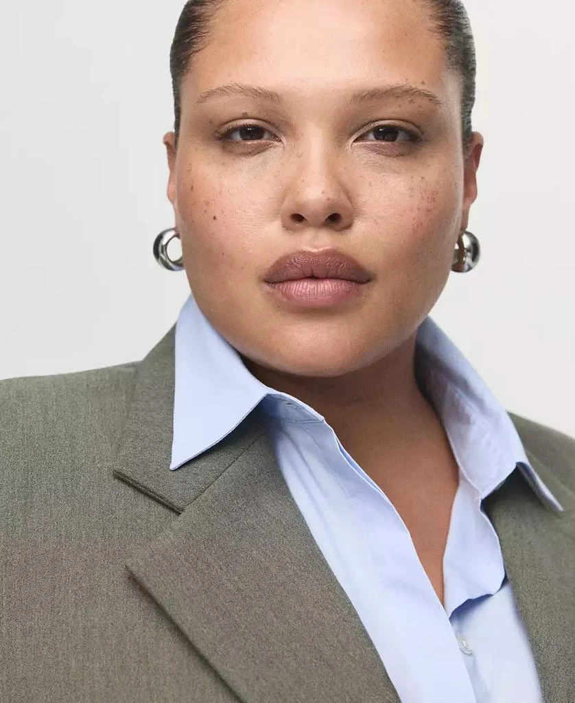 Mango Women's Flap Pockets Suit Blazer 5