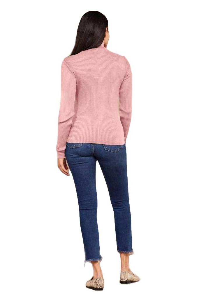 LAmade ANDRE LONG SLEEVE SNAP TURTLENECK TOP