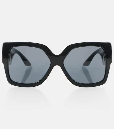 Versace Greca embellished oversized sunglasses 1