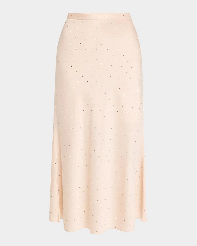 St. John Crystal Embellished Jersey Skirt 1