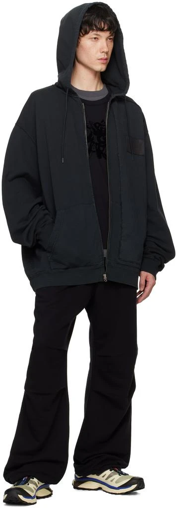 MM6 Black Zip Hoodie 4