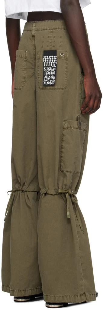 Ksubi Khaki Baggy Snap-off Cargo Pants 3
