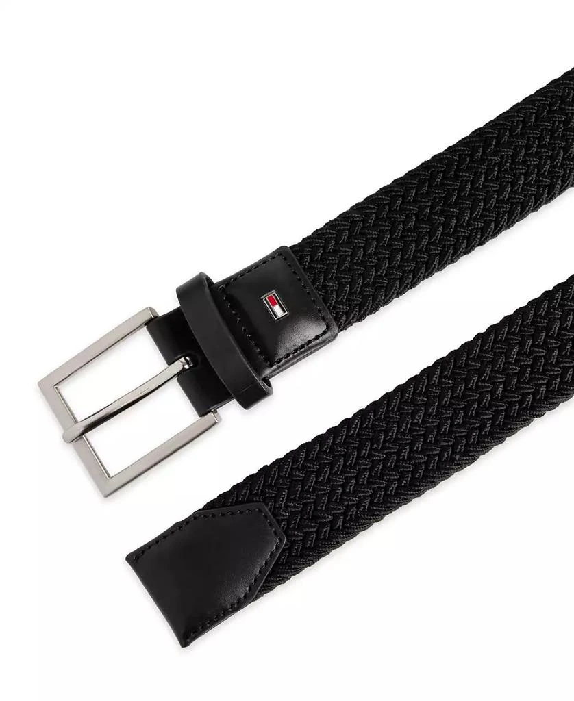 Tommy Hilfiger Men's Giftable Boxed Fully Adjustable Stretch Casual Braided Belt 10