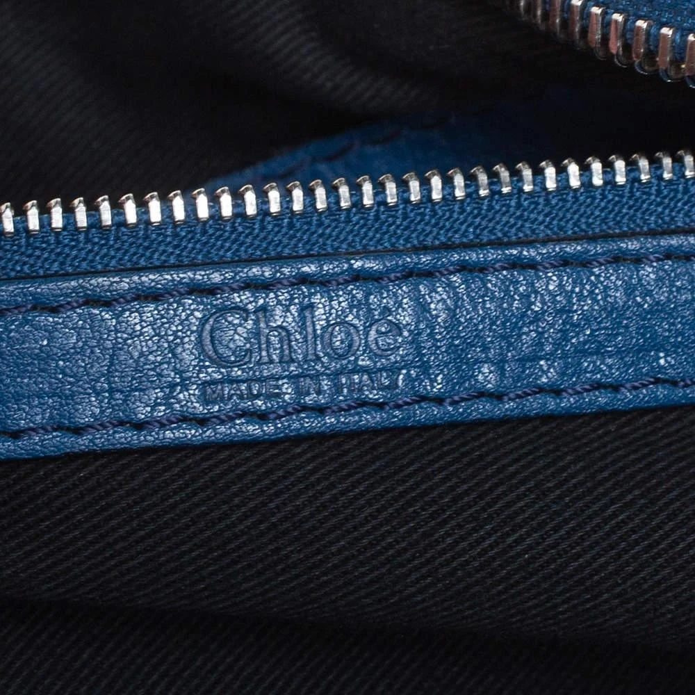 Chloé Chloe Blue Leather Tracy Satchel 9