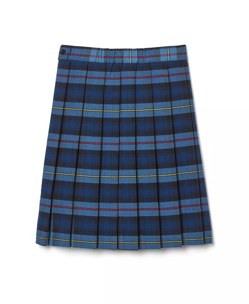 French Toast Big Girls Adjustable Waist Mid-Length Plaid Pleated Skirt