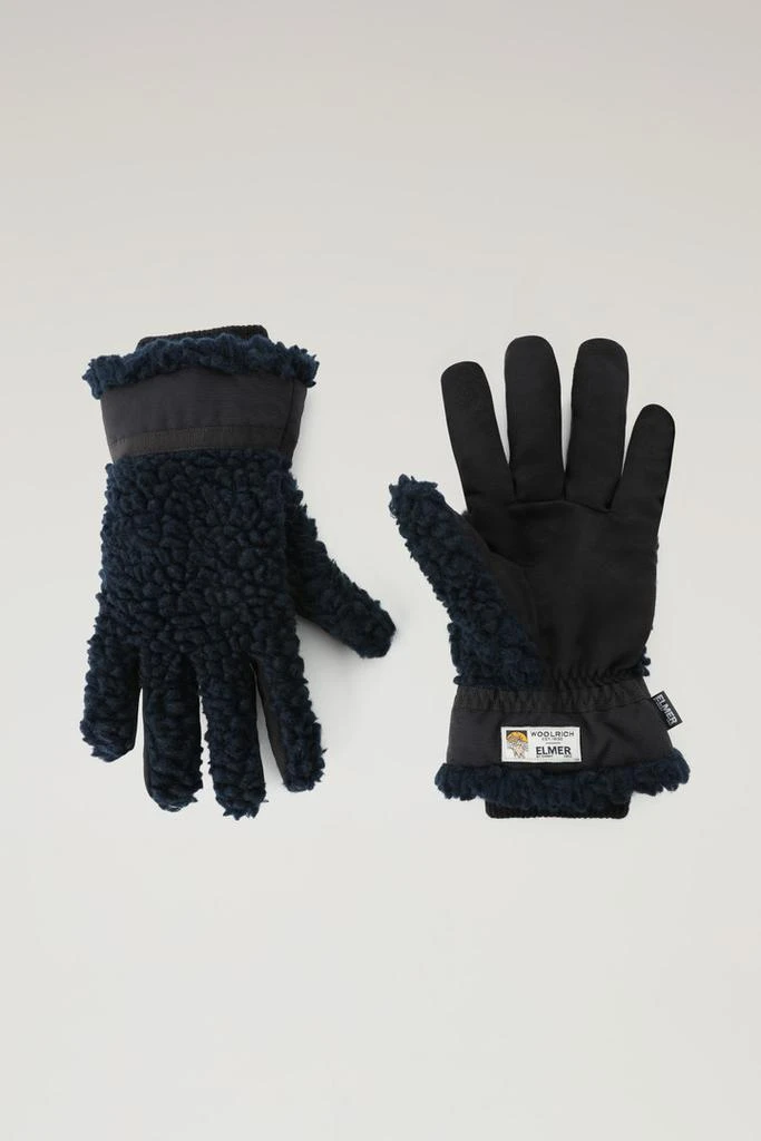 WOOLRICH Gloves in Sherpa - Elmer / Woolrich - Men - White 1