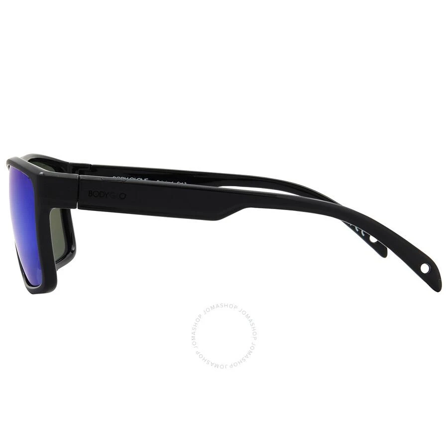 Body Glove BGFL 1801 Polarized Blue Mirror Sport Unisex Sunglasses 10269764.MCV BLKBLU 3