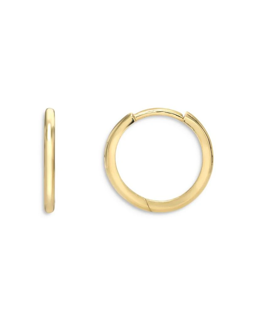 Zoe Lev 14K Yellow Gold Medium Huggie Earrings 1