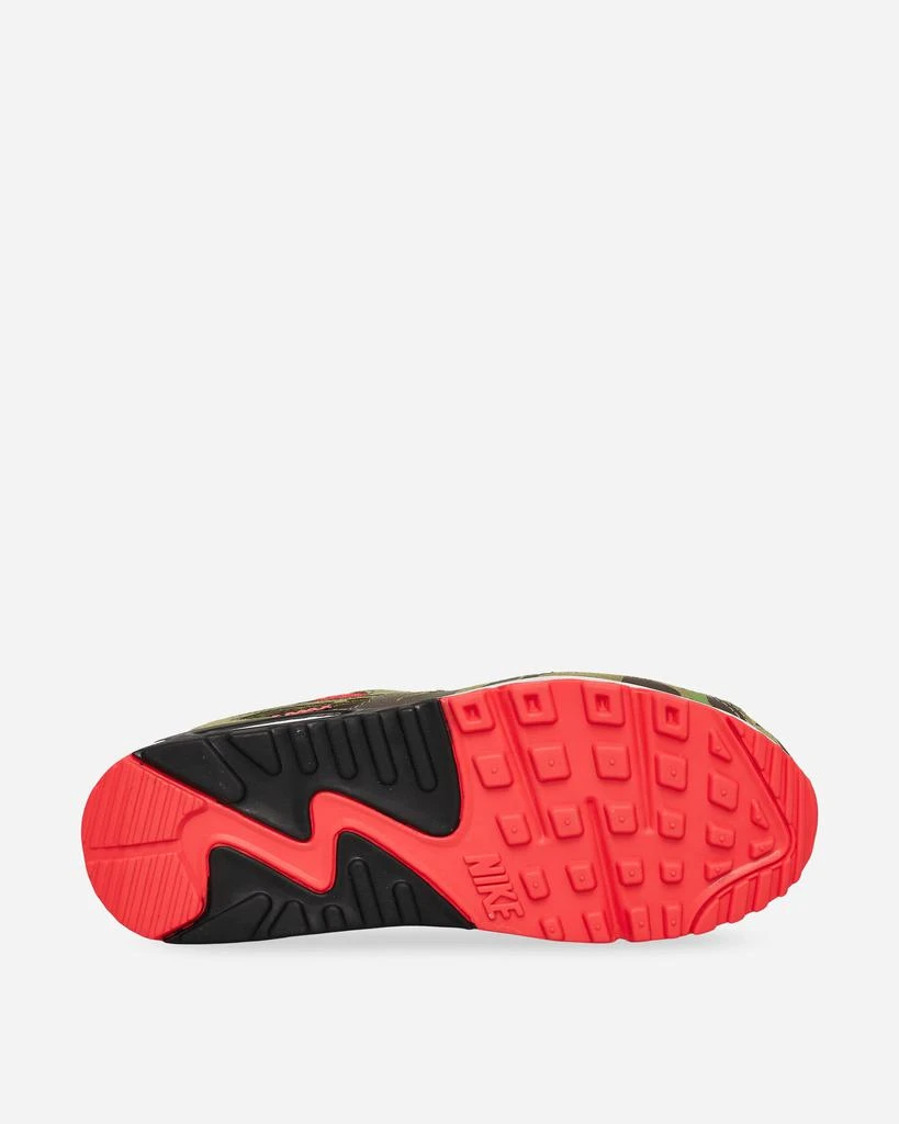 NIKE Air Max 90 Sneakers Dark Sage / Solar Red 5