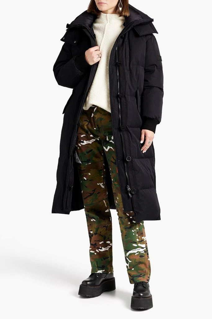 ARMY BY YVES SALOMON Quilted shell down hooded coat 2