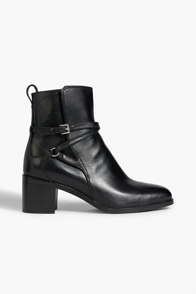 Rag & Bone Hazel buckled leather ankle boots 1
