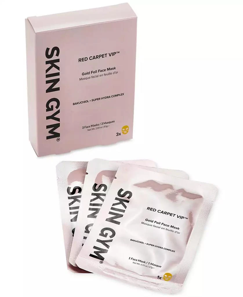 Skin Gym Red Carpet VIP Gold Foil Face Mask, 3-Pk. 2