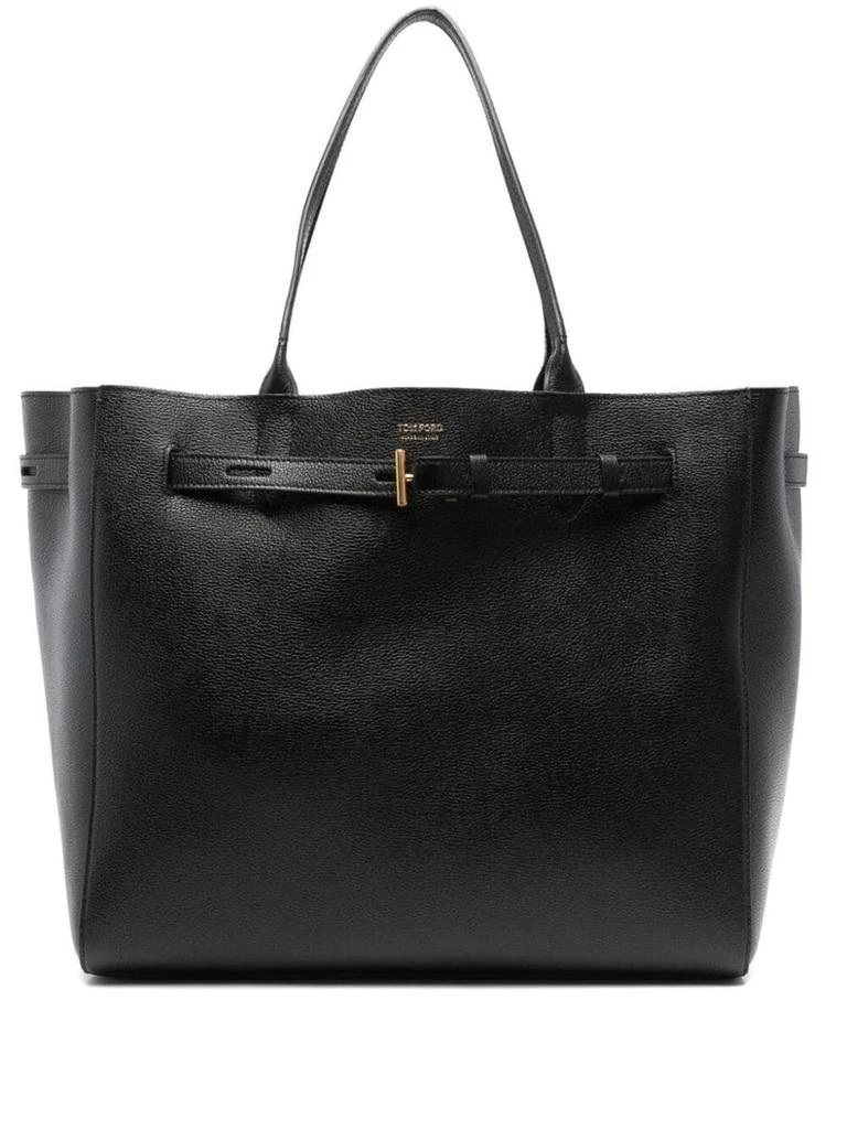 Tom Ford Tom Ford Grain Leather Large Tote Bags 1