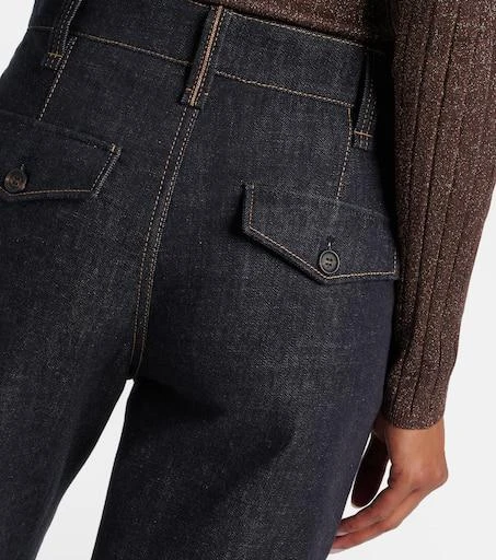 Brunello Cucinelli High-rise wide-leg jeans 6