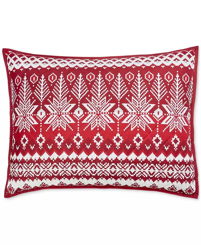 Martha Stewart Fair Isle 4-Pc. Quilt Tote Set, King, Exclusively at Macy’s 3