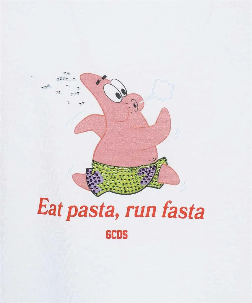 GCDS Gcds spongebob patrick eat pasta t-shirt 3