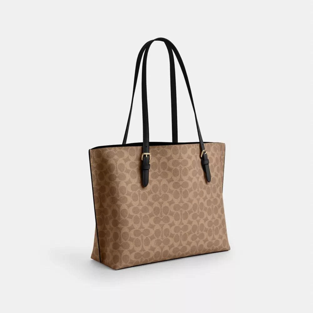 Coach Mollie Tote Bag In Signature Canvas 3